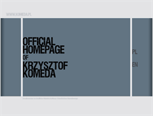 Tablet Screenshot of komeda.pl